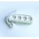 Разклонител за контакт 4-ка бял 1,5m 220V 16A