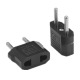 Преходник, EU, Български контакт, Японски, Американски, плосък, черен, 220VAC, 6A