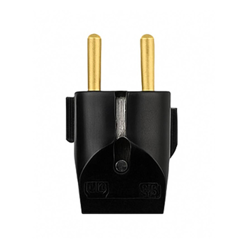 Български щепсел за контакт "шуко", бакелит, 220VAC, 16A, 3500W