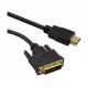 Кабел, HDMI(м), DVI 25pin(м), 1,5m