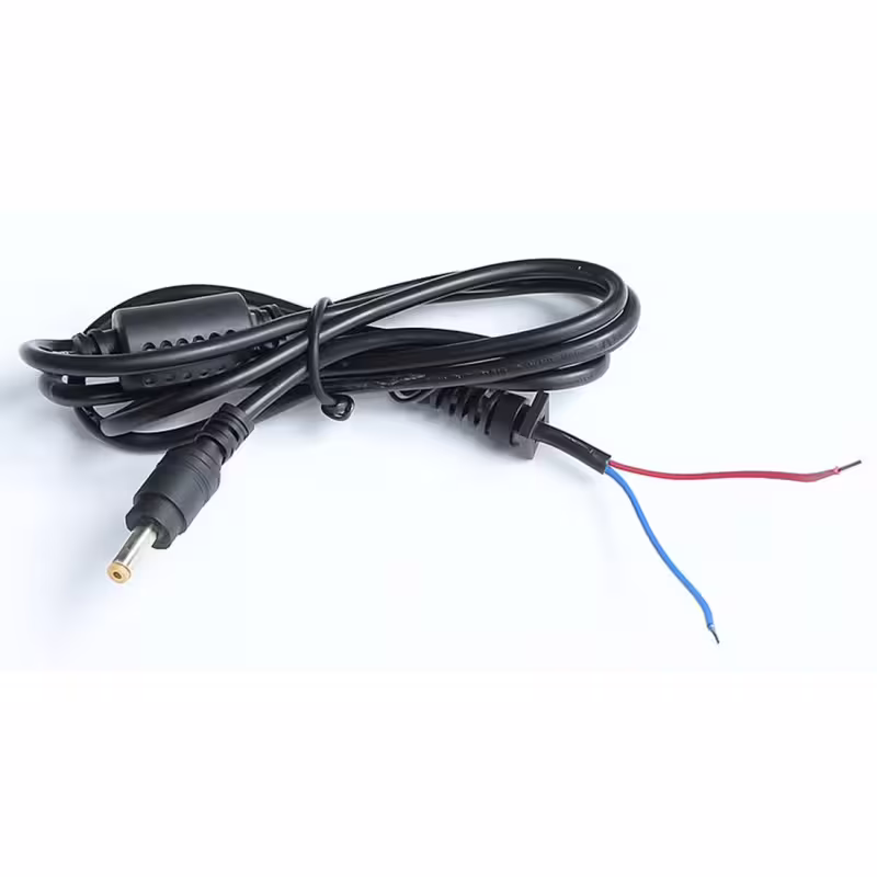 Захранващ кабел, адаптер, лаптоп, прав, 4,8x1,7мм(ж), 2 жила, 1m