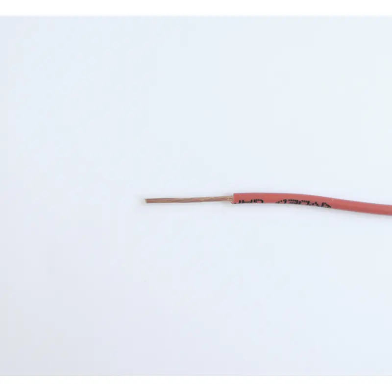 Проводник едножилен червен ПВ А2 1x1mm2