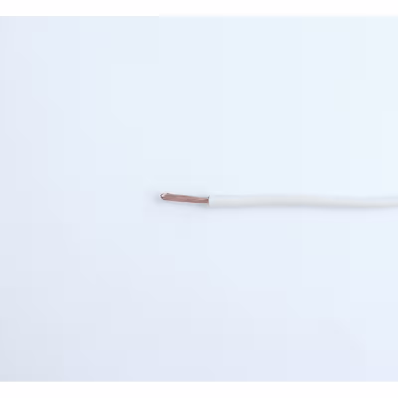 Силиконов проводник едножилен бял ПВ А2 1x1,5mm2