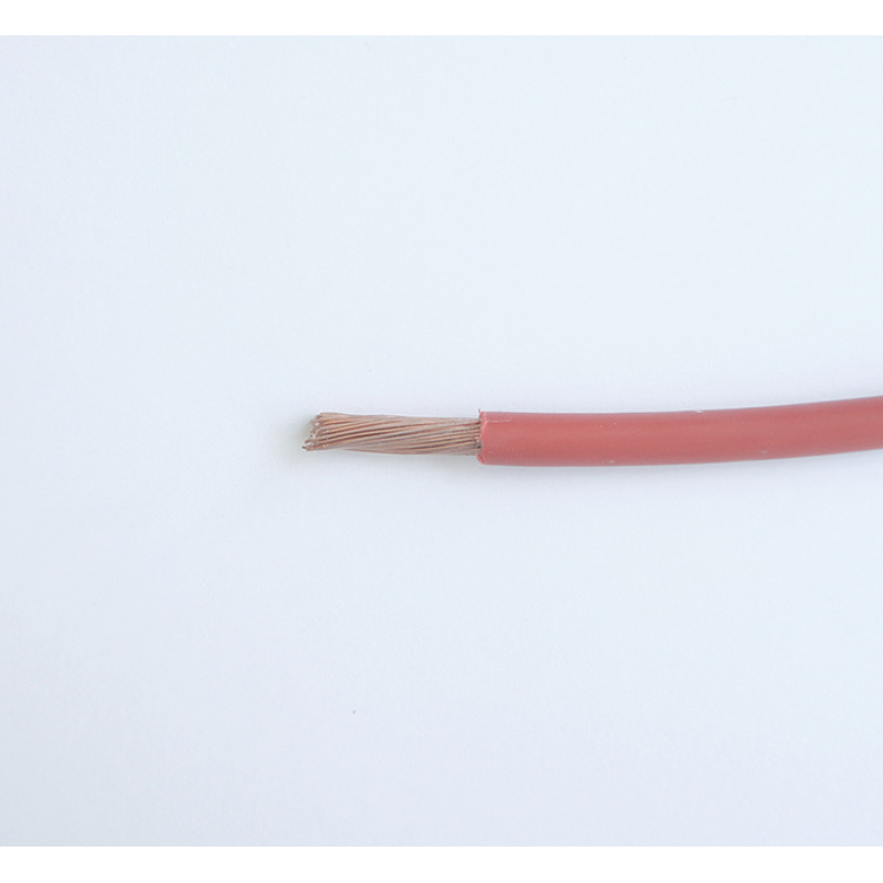 Проводник едножилен червен ПВ А2 1x10mm2