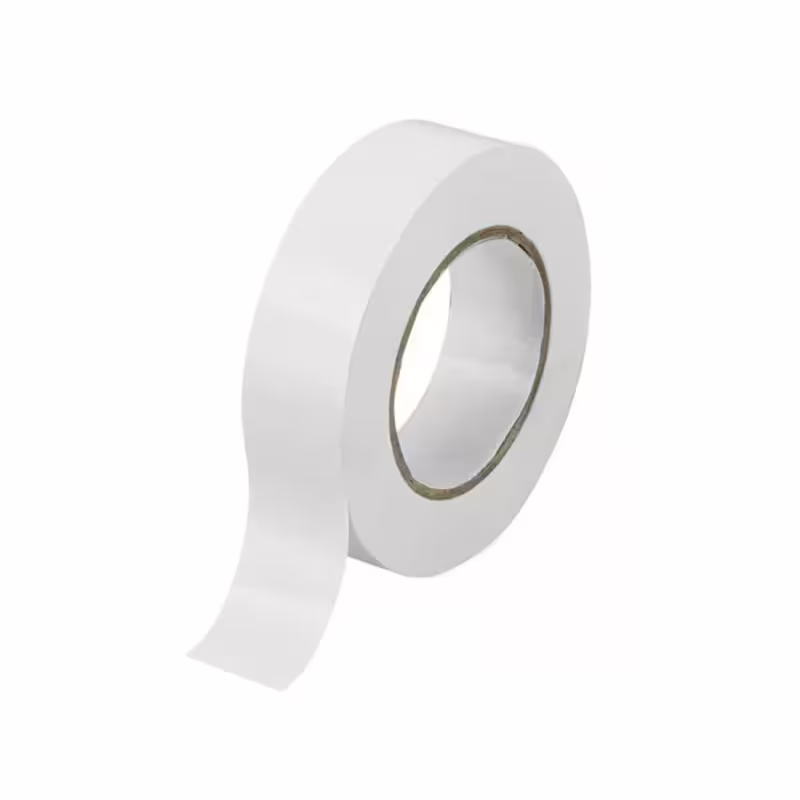 PVC, изолирбанд лента, бяла, 15mm, 10m