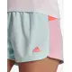 ADIDAS Pacer Colorblock Shorts Light Green