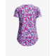 UNDER ARMOUR Live Fierce Instinct Prnt Tee Purple