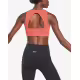 REEBOK Studio Beyond The Sweat Crop Top Orange
