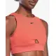 REEBOK Studio Beyond The Sweat Crop Top Orange