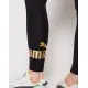 PUMA Essentials+ Metallic Logo Leggings Black