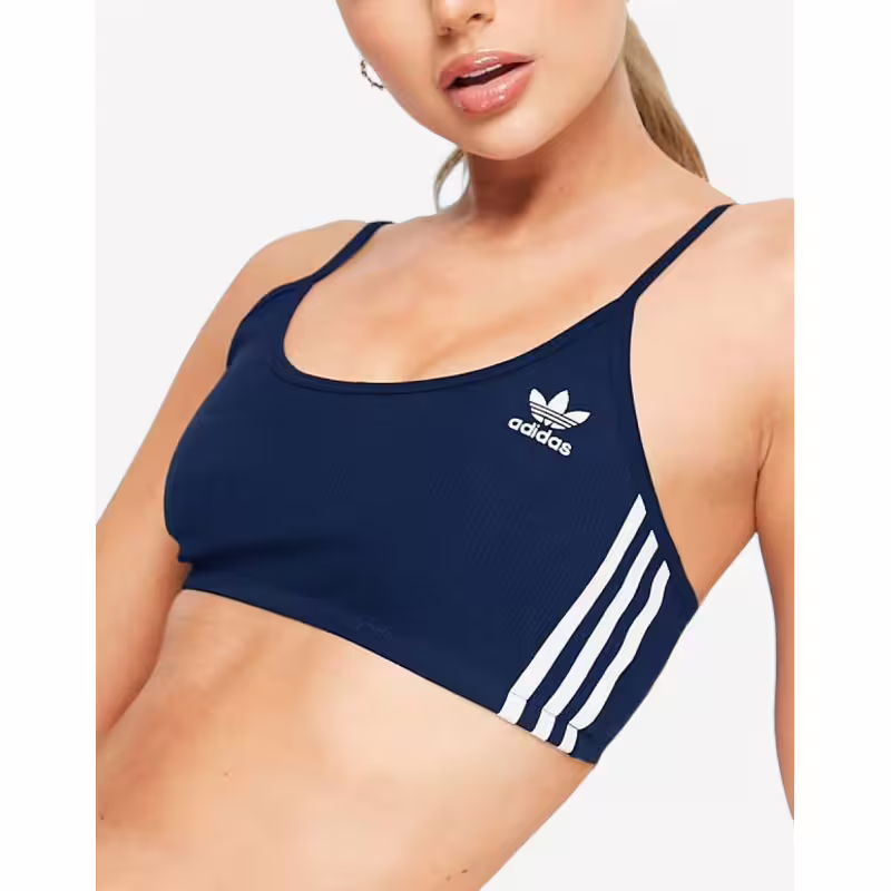 ADIDAS Originals 3-Stripes Bralette Underwear Blue