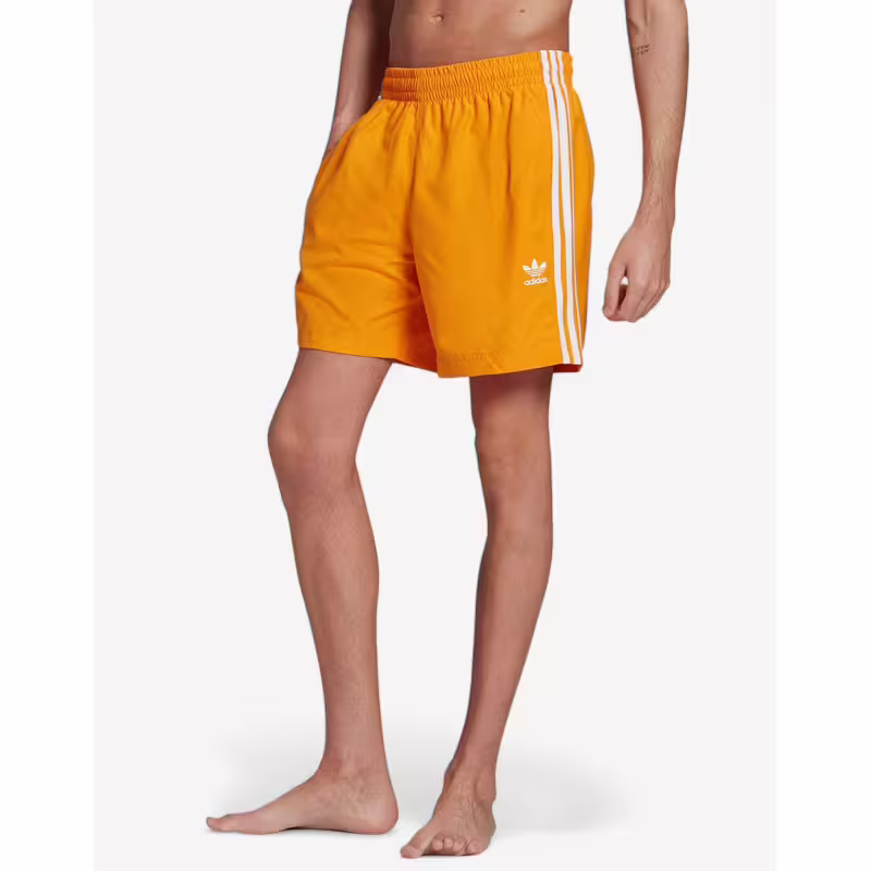 ADIDAS Adicolor Classics 3-Stripes Swim Shorts Orange