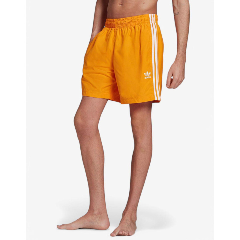 ADIDAS Adicolor Classics 3-Stripes Swim Shorts Orange