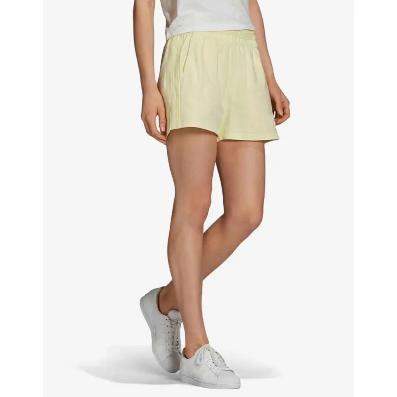 ADIDAS Tennis Luxe 3-Stripes Shorts Yellow