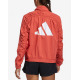 ADIDAS Training 3 Bar Logo Warm-Up Sports Jacket Coral