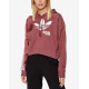ADIDAS Originals Adicolor Split Trefoil Hoodie Dark Burgundy