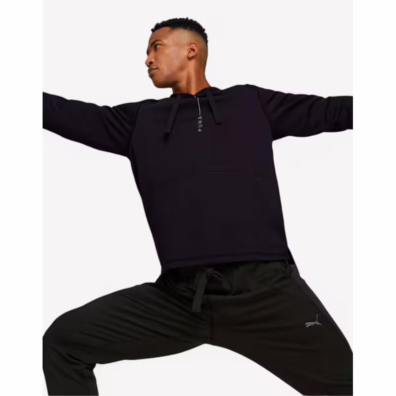 PUMA Studio Plastic-Free Training Hoodie Black