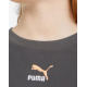 PUMA Relaxed Fit Youth Cropped Tee Grey G