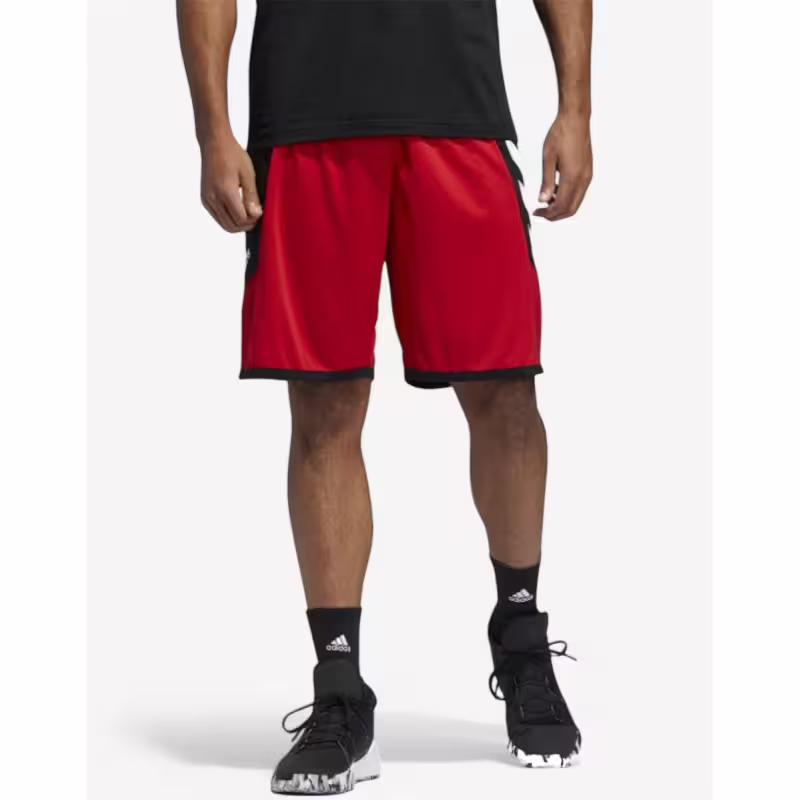 ADIDAS Pro Madness Woven Basketball Shorts Red