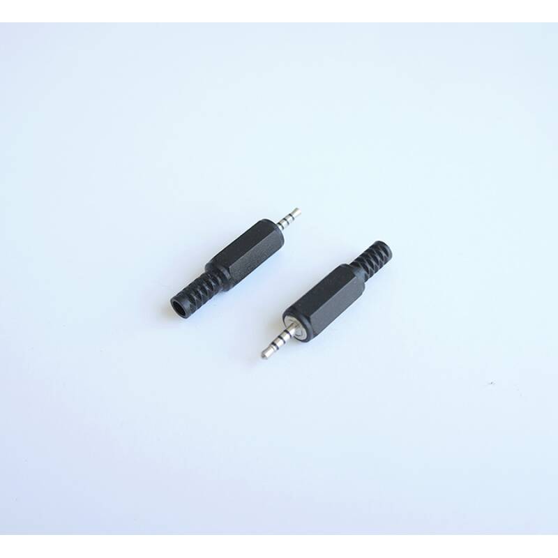 Букса за кабел с 3 пръстена STEREO 2,5mm JACK(м)