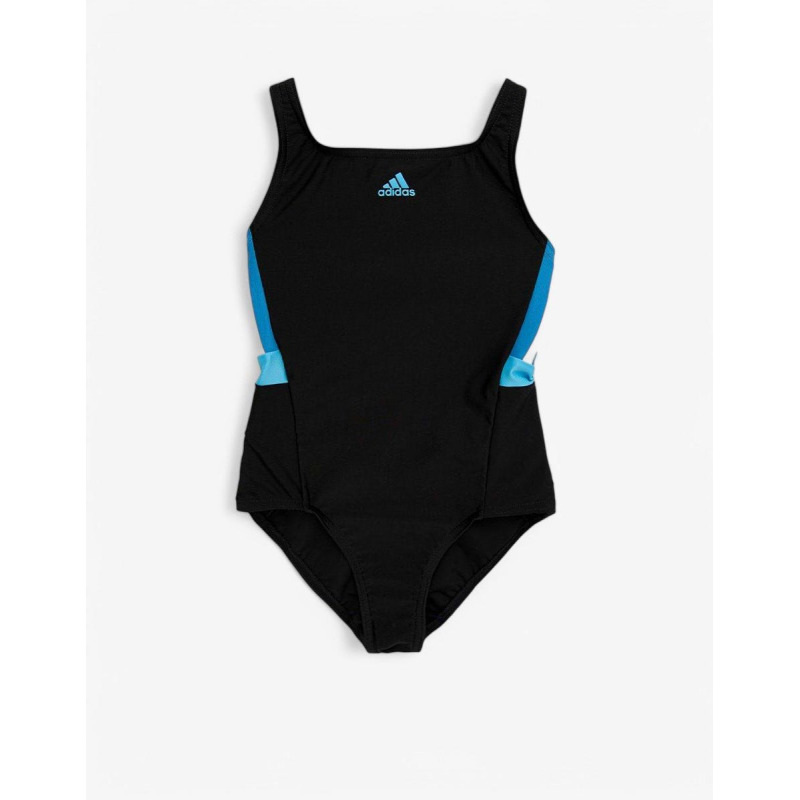 ADIDAS Performance 3-Stripes Swimsuit Black/Blue