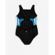 ADIDAS Performance 3-Stripes Swimsuit Black/Blue