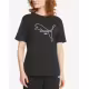 PUMA Her Graphic Tee Black
