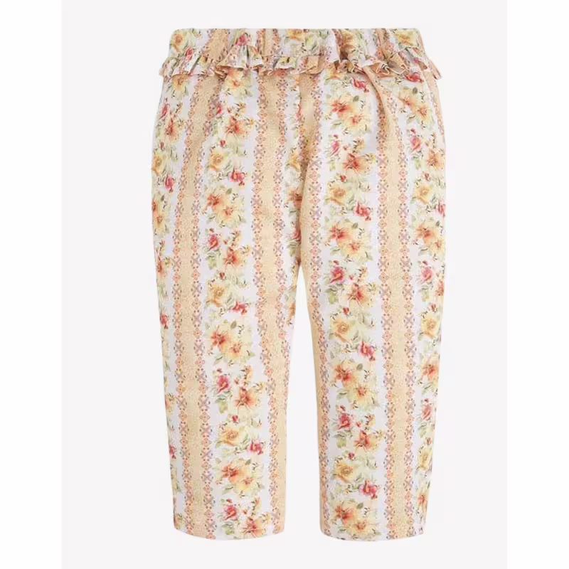 MAYORAL Flower Summer Pant Orange