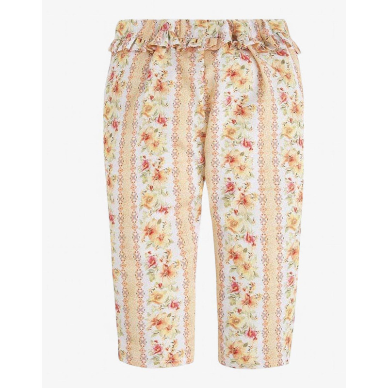 MAYORAL Flower Summer Pant Orange