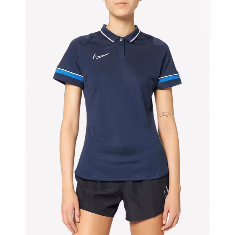 NIKE Dri-Fit Academy 21 Short Sleeve Polo Navy