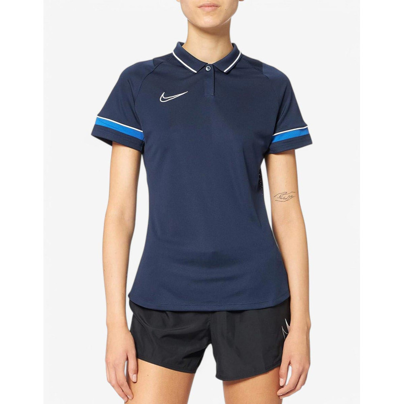NIKE Dri-Fit Academy 21 Short Sleeve Polo Navy
