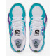 PUMA Trc Blaze Court Basketball Shoes White/Deep Aqua