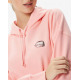 PUMA Downtown Oversized Graphic Hoodie Pink