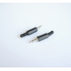 Букса за кабел с 3 пръстена STEREO 3,5mm JACK(м)