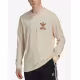 ADIDAS Graphic Fun Long Sleeve Tee Beige