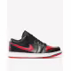NIKE Air Jordan 1 Low Shoes Black/Red