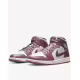 NIKE Air Jordan 1 Mid Shoes Mauve/White