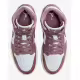 NIKE Air Jordan 1 Mid Shoes Mauve/White