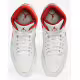 NIKE Air Jordan 1 Mid Se Shoes White/Red