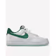 NIKE Air Force 1 '07 Low Satin Shoes White/Green