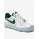 NIKE Air Force 1 '07 Low Satin Shoes White/Green