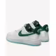 NIKE Air Force 1 '07 Low Satin Shoes White/Green