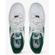 NIKE Air Force 1 '07 Low Satin Shoes White/Green