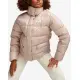 PUMA Style Down Shiny Puffer Jacket Pink