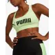 PUMA Fit Mid Impact Training Bra Green