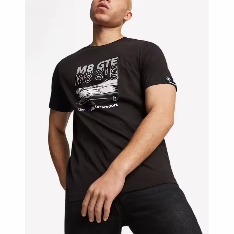 PUMA x Bmw M Motorsport Car Graphic Tee Black