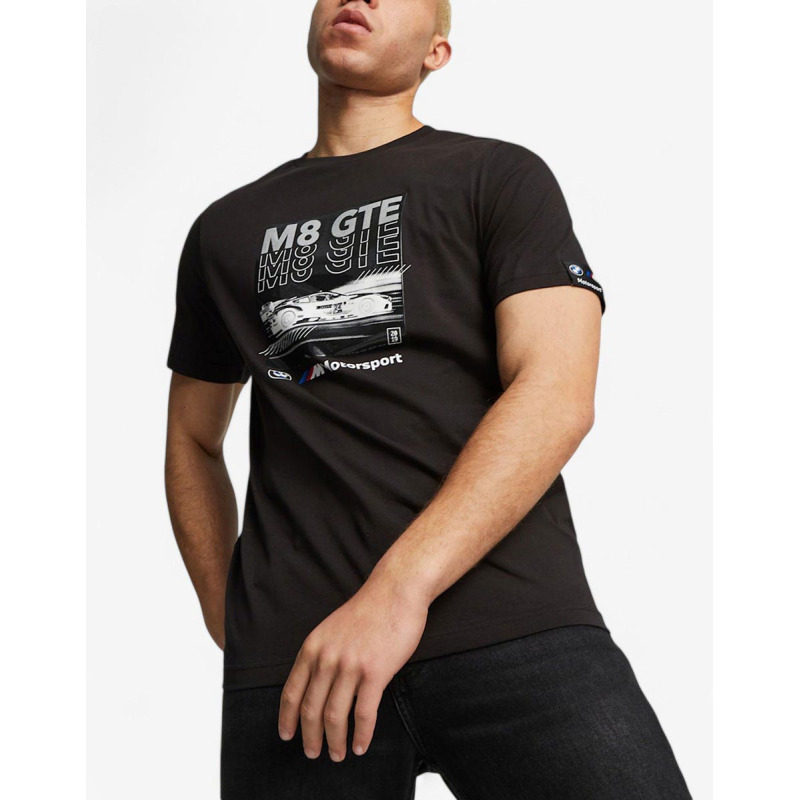 PUMA x Bmw M Motorsport Car Graphic Tee Black