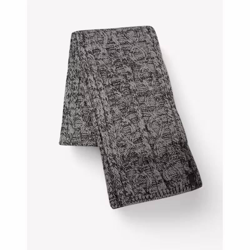 PUMA Unisex Knit Scarf Grey