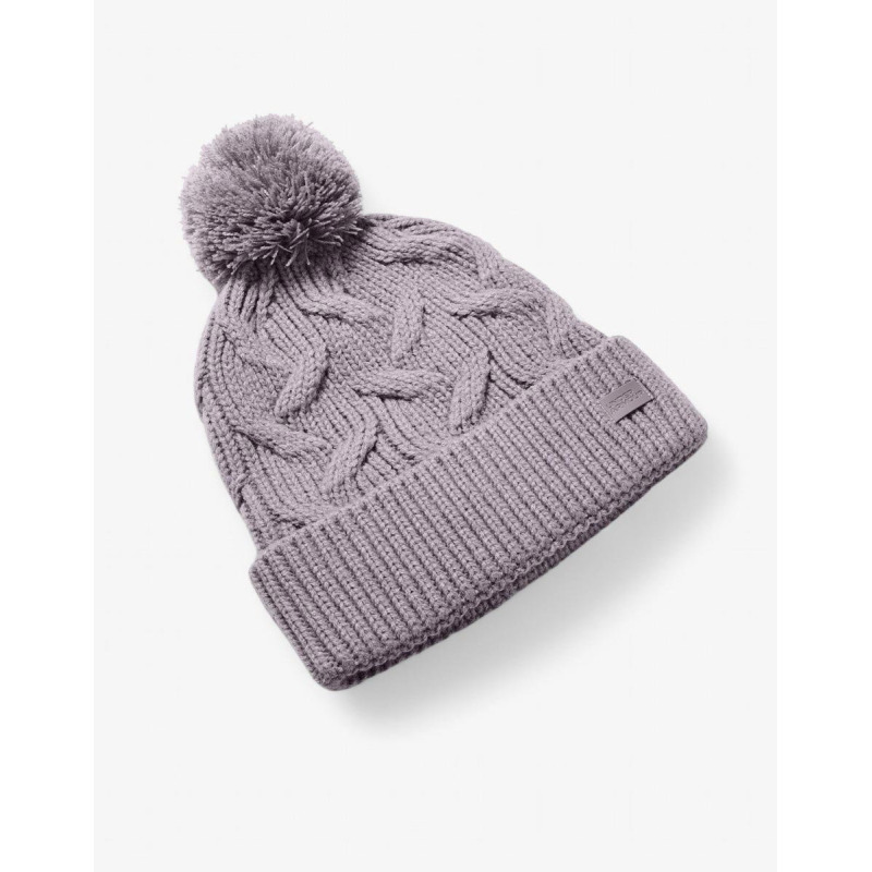 UNDER ARMOUR Around Town Pom Beanie Purple