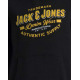 JACK&JONES Logo Hoodie Black Jr
